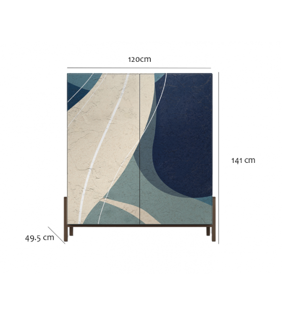 Sharp Momenti Credenza Piedi in metallo