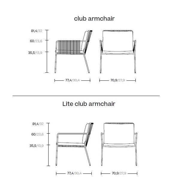 Net Kettal Fauteuil Club
