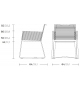 Landscape Kettal Dining Armchair
