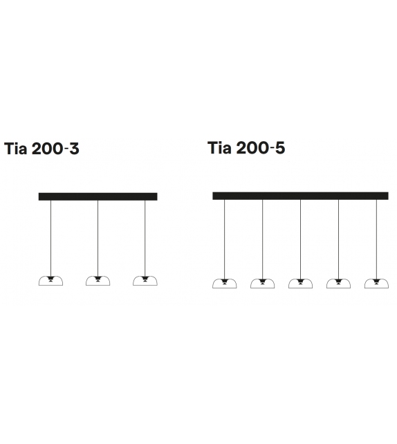 Tia Linear Lumina Pendant Lamp