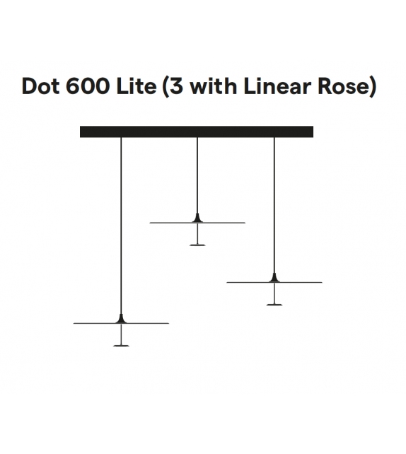 Dot 600 Linear Lumina Lampe à Suspension