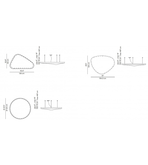 Pétale Luceplan Suspension