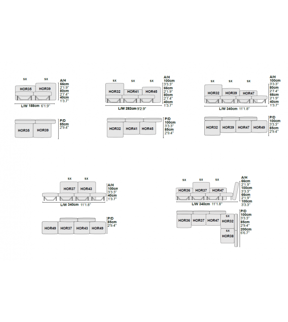 Horizon Momenti Divano