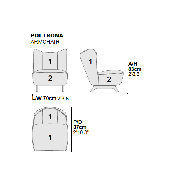 Bloom Momenti Poltrona