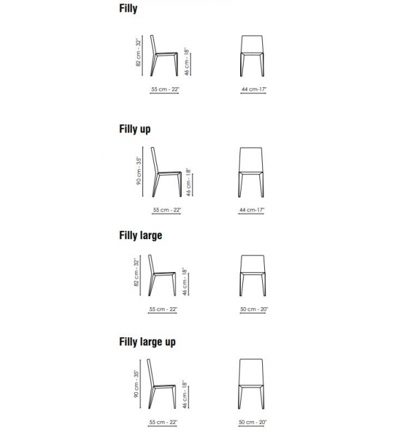 Filly Up Bonaldo Stuhl