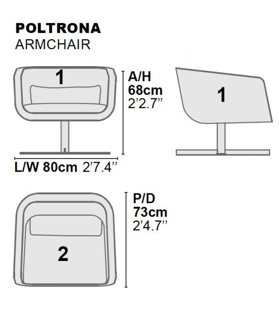 Cassia Momenti Armchair
