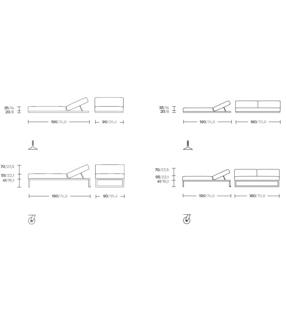 Landscapes Kettal Lounger