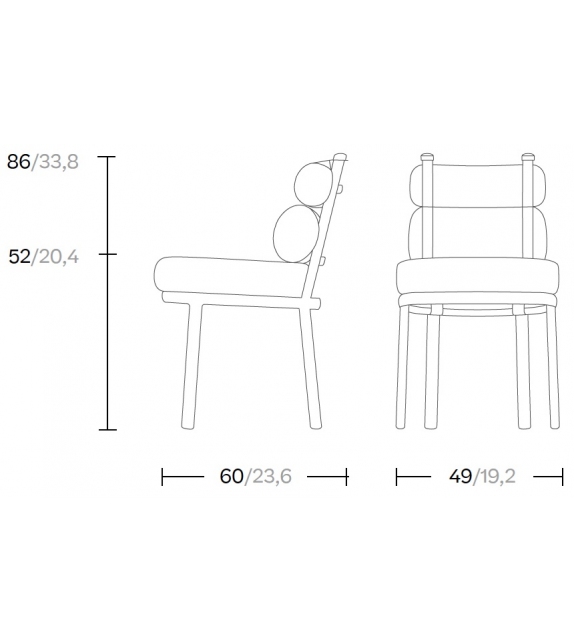 Roll Kettal Dining Chair