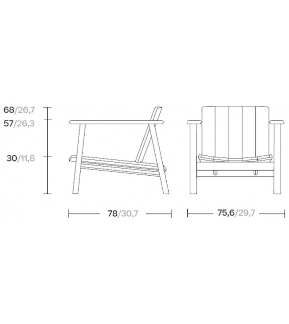 Riva Kettal Fauteuil