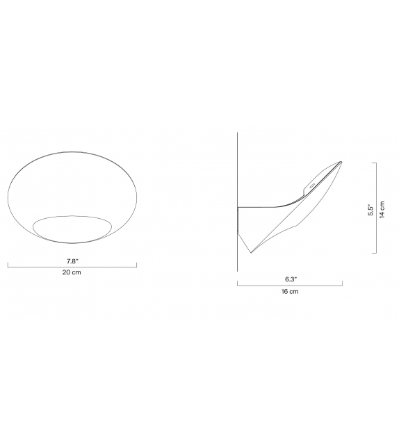 Garbì Luceplan Lámpara de Pared