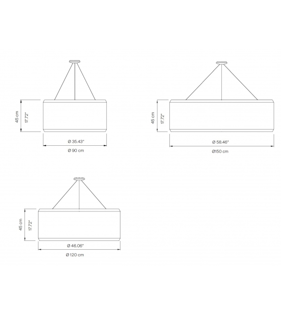 D79 Silenzio Luceplan Lampada a Sospensione