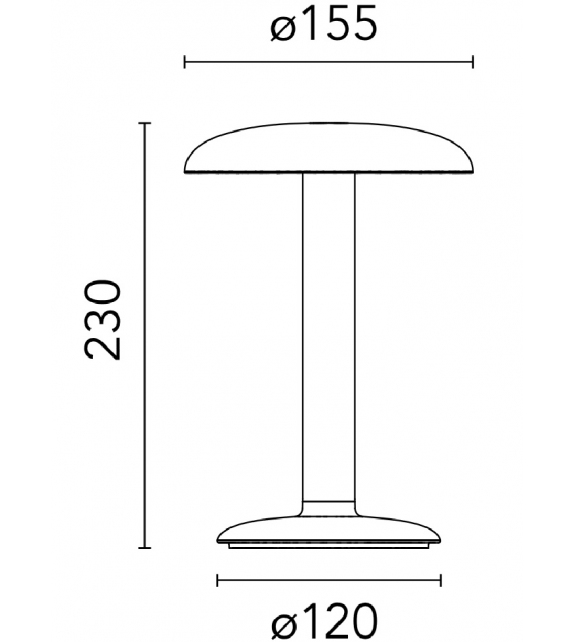 Prêt pour l'expédition - Gustave Flos Lampe de Table