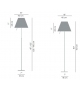 Costanza Luceplan Floor Lamp