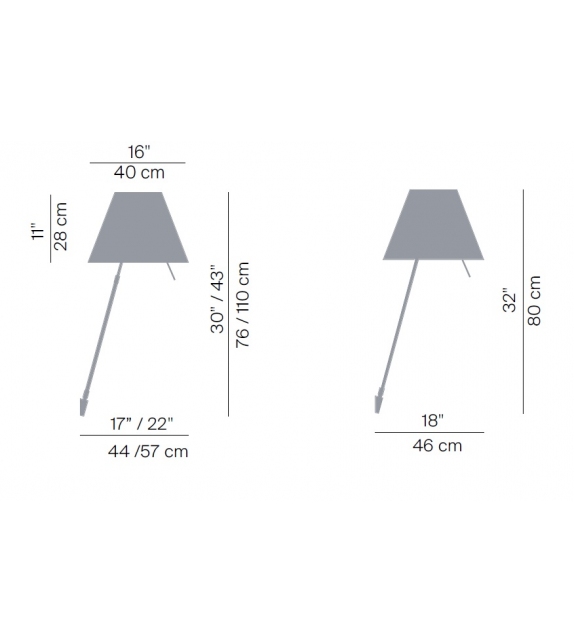 Costanza Luceplan Lámpara de Pared