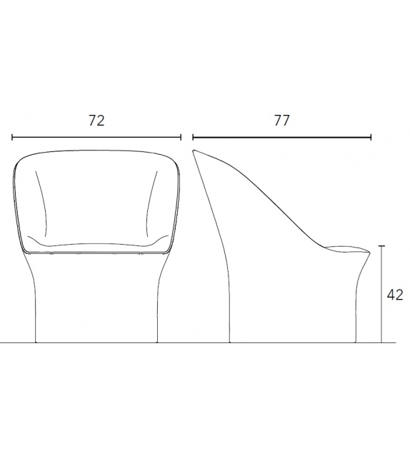 Esse Lounge Pianca Fauteuil