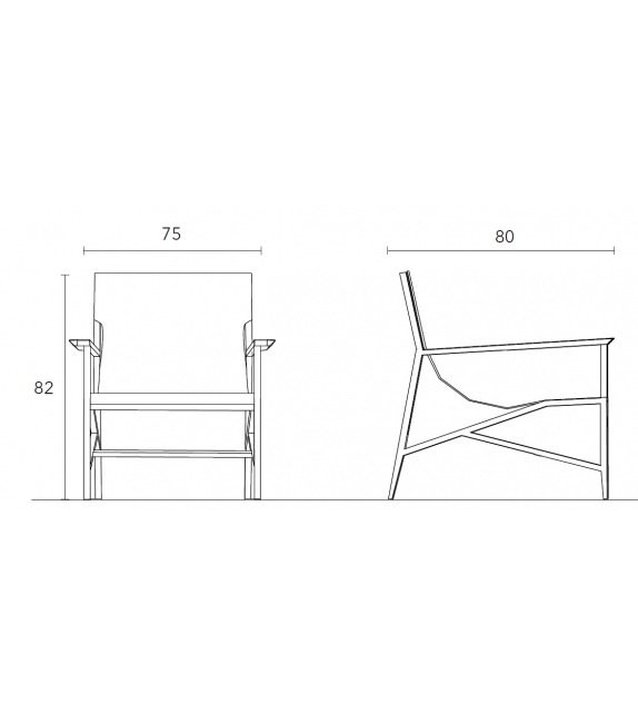 Isotta Pianca Fauteuil