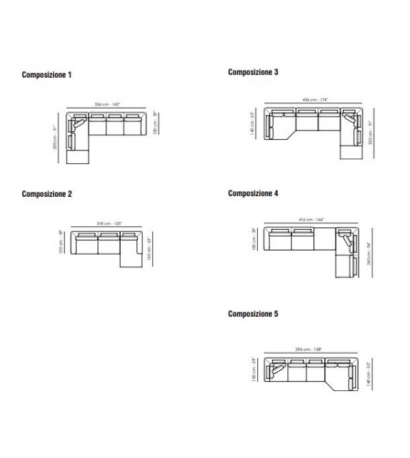 Superhiro Bonaldo Modular Sofa