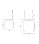 Loop Quadrata Martinelli Luce Suspension