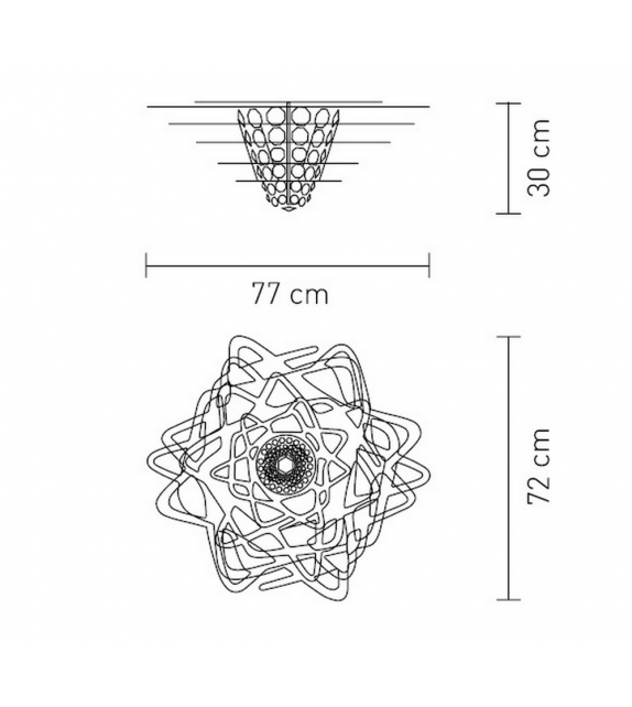 Aurora Slamp Lampada da Soffitto