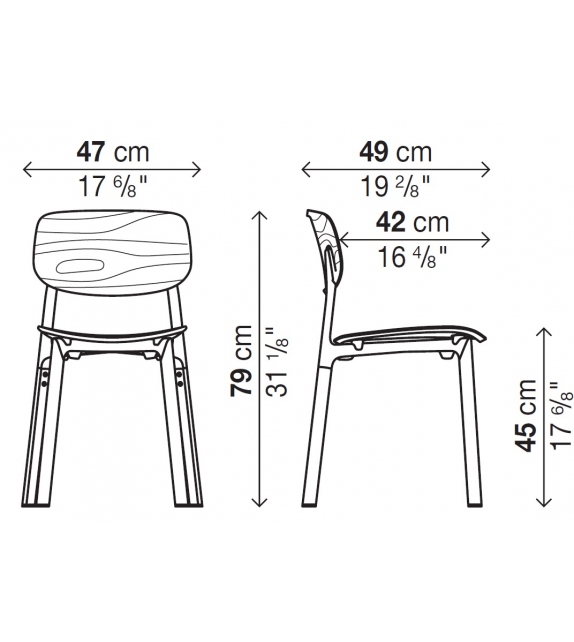 Colander Kristalia Chaise