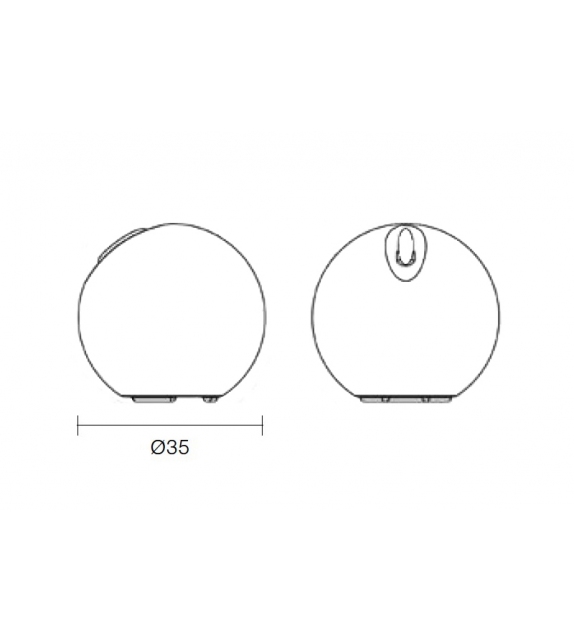 Bowl Martinelli Luce Support Lamp