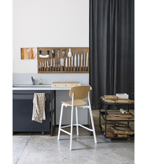 Colander Kristalia Sgabello in Legno