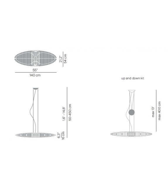 Queen Titania Luceplan Suspension