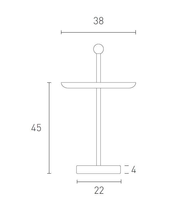 Contralto Pianca Side Table