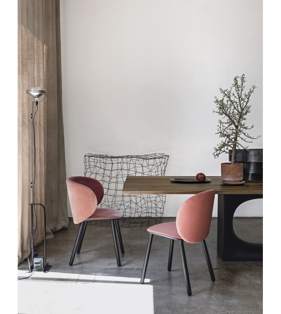 Dua Kristalia Sedia con Gambe in Legno