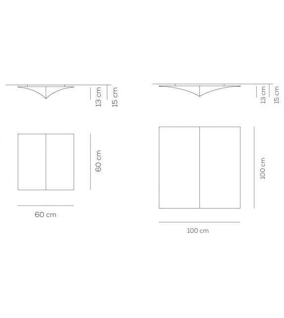 Nelly Straight Axo Light Ceiling Lamp