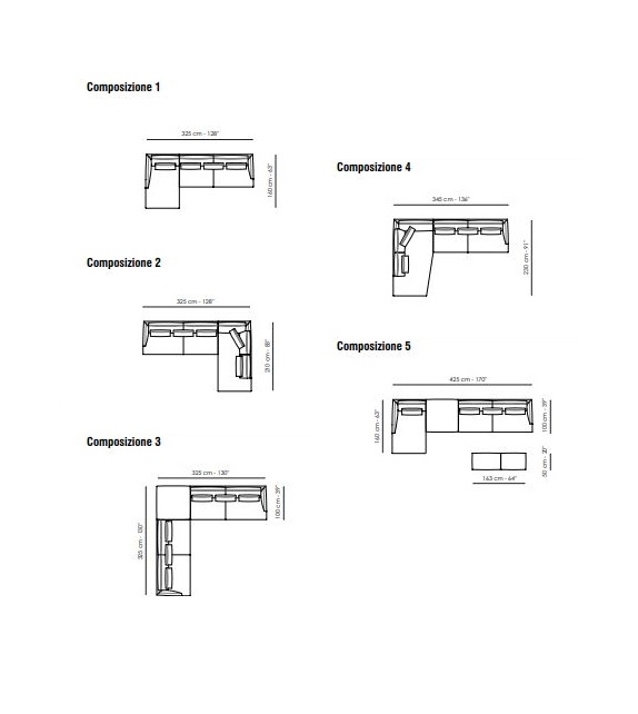 Paraiso Bonaldo Modulares Sofa