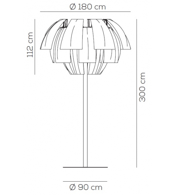 Plumage Axo Light Lampada da Terra