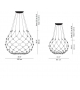 Mesh Luceplan Suspension