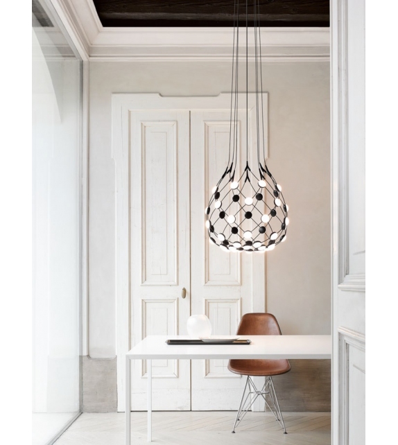 Mesh Luceplan Small Pendant Lamp