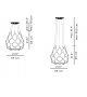 Mesh Luceplan Lampada a Sospensione Piccola