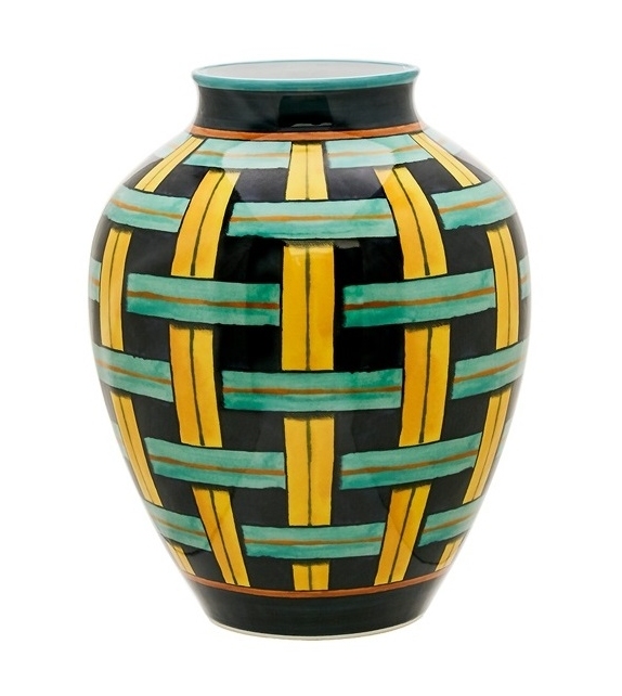 Ready for shipping - Vaso ad Orcino Gio Ponti Stuoia 1923 Ginori 1735 Vase