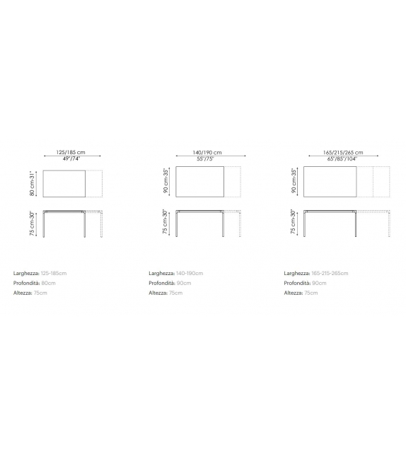 Zen Bonaldo Extendable Table
