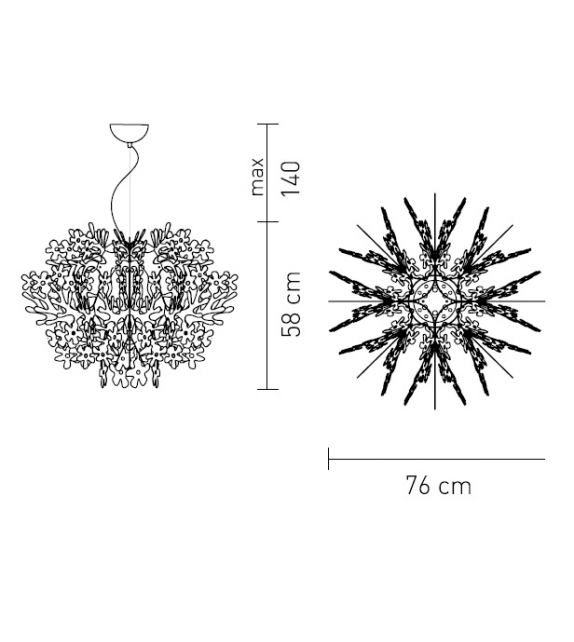 Fiorella Slamp Hängeleuchte