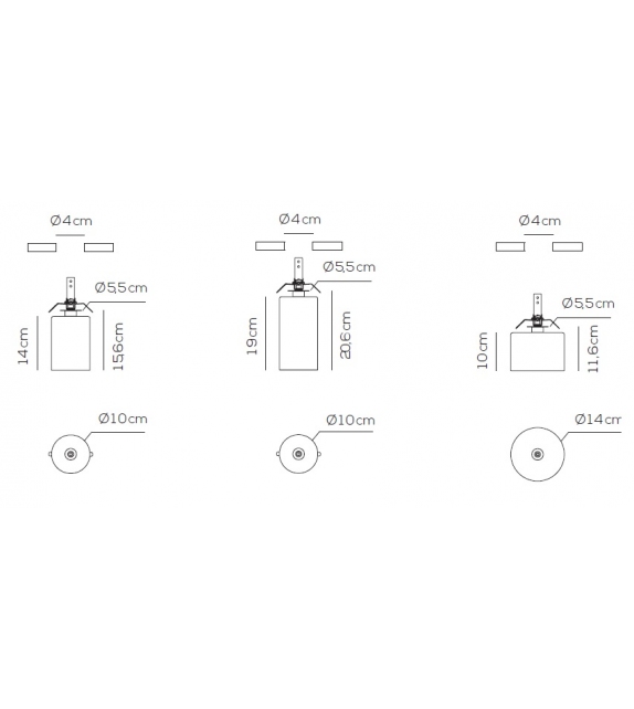 Spillray Axo Light Recessed Lamp