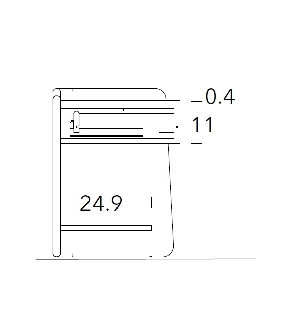 Chloé Pianca Bedside Table