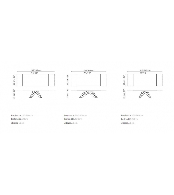 Big Table Bonaldo Tavolo Allungabile