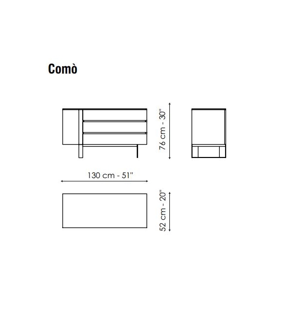 Antibes Bonaldo Commode
