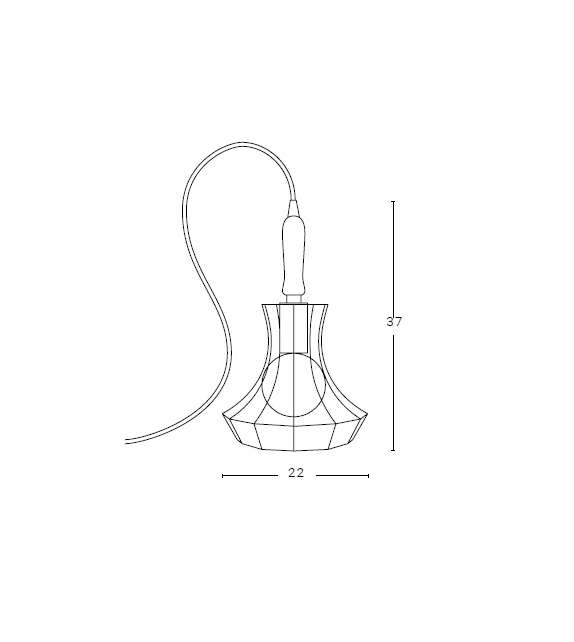 Lady Cage Zava Lampe de Table