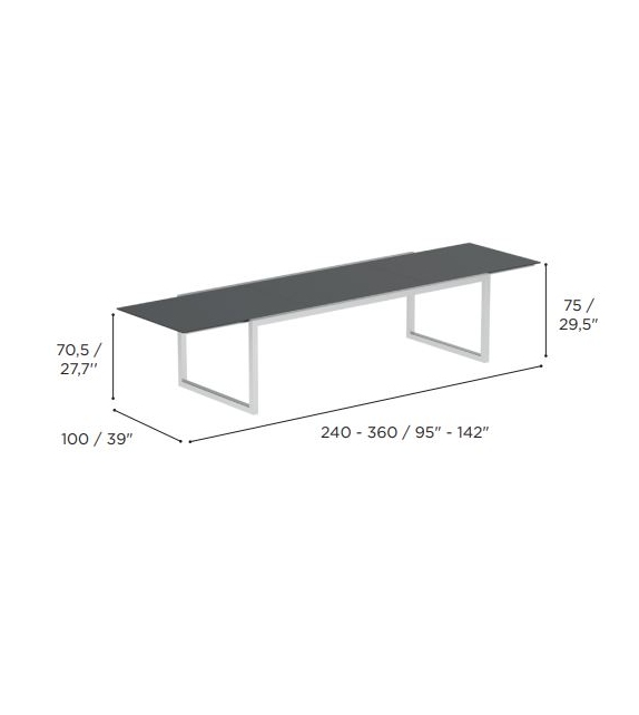 Ninix Royal Botania Table Extensible
