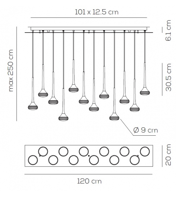 Fairy Axo Light Chandelier