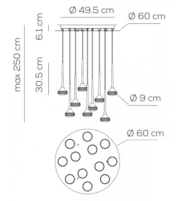Fairy Axo Light Chandelier