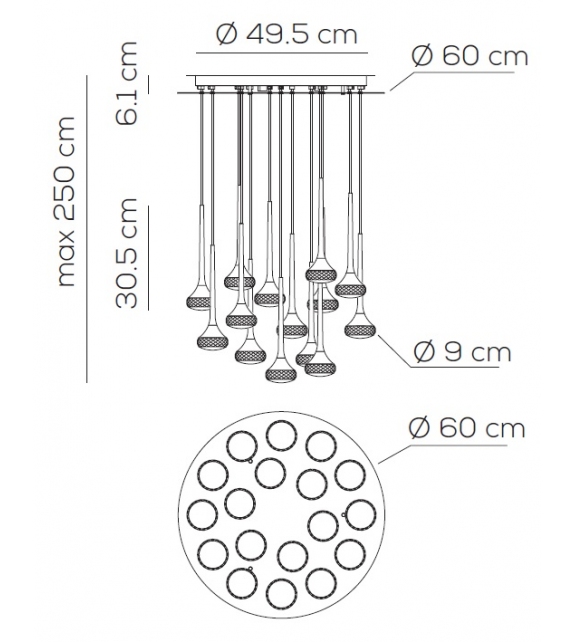 Fairy Axo Light Lampadario
