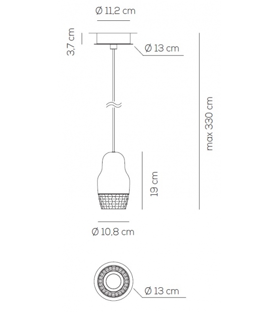 Fedora Axo Light Suspension Lamp