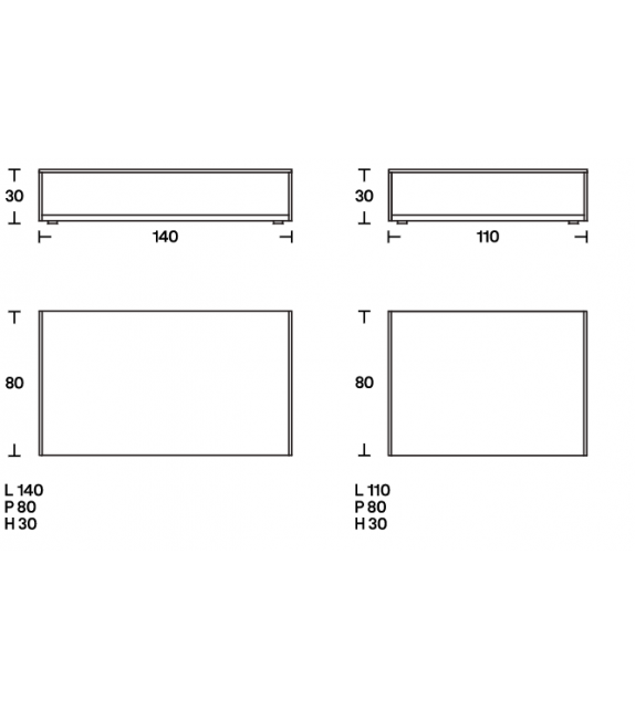 Litt Acerbis Table Basse