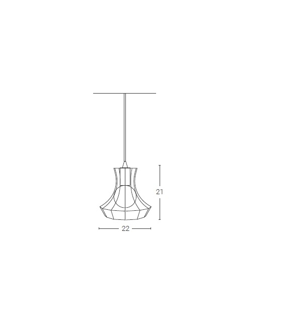 Lady Cage Outdoor Zava Suspension Lamp